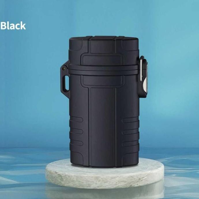 Tempat Kotak Rokok Travel Exclusive Usb Korek Electrik Camping Hiking