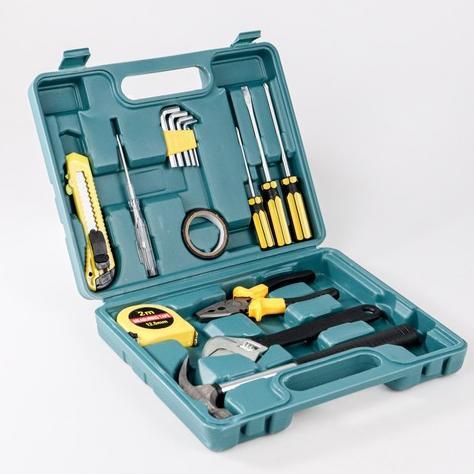 Murah  Tool Box Set Perkakas Palu Tang Obeng Kunci Pas Kunci L Palu Tang Lengkap