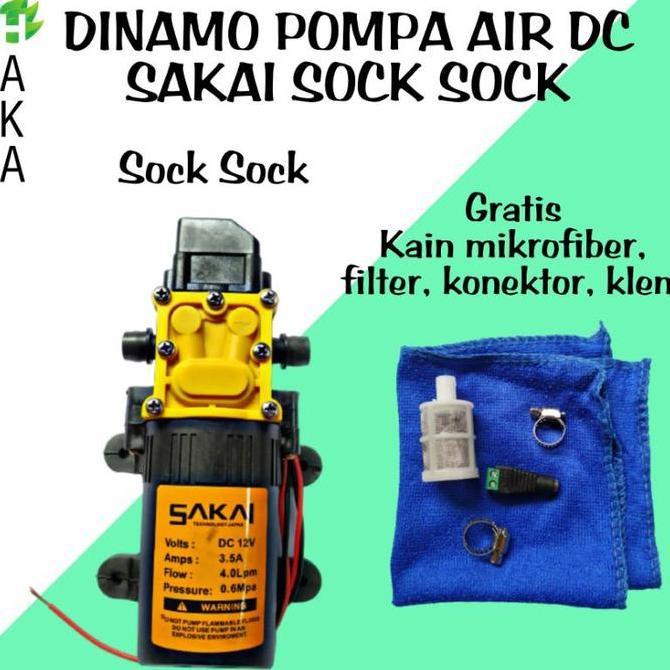 DINAMO POMPA AIR 12V SAKAI 100PSI 5 LPM/ POMPA AIR DC 12V SAKAI /DINAMO SPARE PART SPRAYER ELEKTRIK 