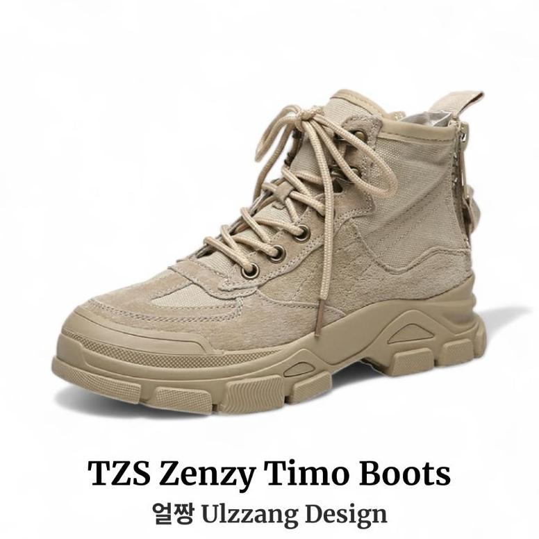 original tzs zenzy timo boots - sepatu boots fashion wanita - boots fashion - boots wanita