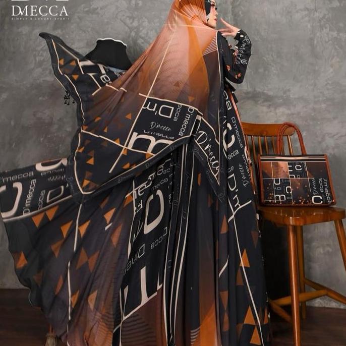 DS64 - HALEEZA SERIES||DMECCA SYARI||GAMIS CERUTY PRINTING PREMIUM SET JILBAB KHIMAR||BUSUI WUDHU BU