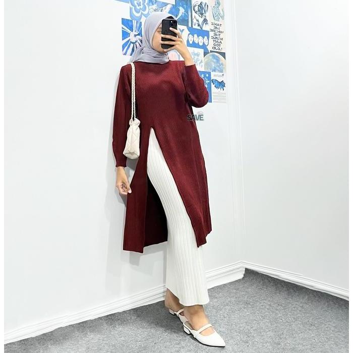 DV233 - Amira Tunik Knit - Atasan Tunik Rajut
