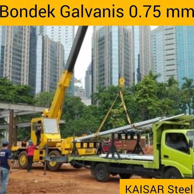 Bondek Galvanis alas cor 0.75 mm