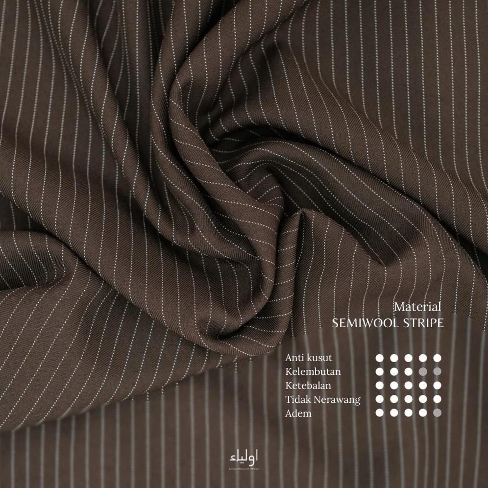 BEST SELLER AULIASHOP - SALUR ABAYA | ABAYA STRIPE SEMIWOOL | ABAYA MUSLIM MOTIF SALUR ELEGANT