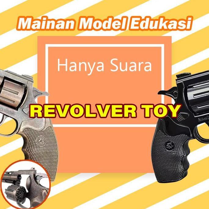 mz_fiktra - mainan revolver full besi dompis doblis ring cap hanya bunyi