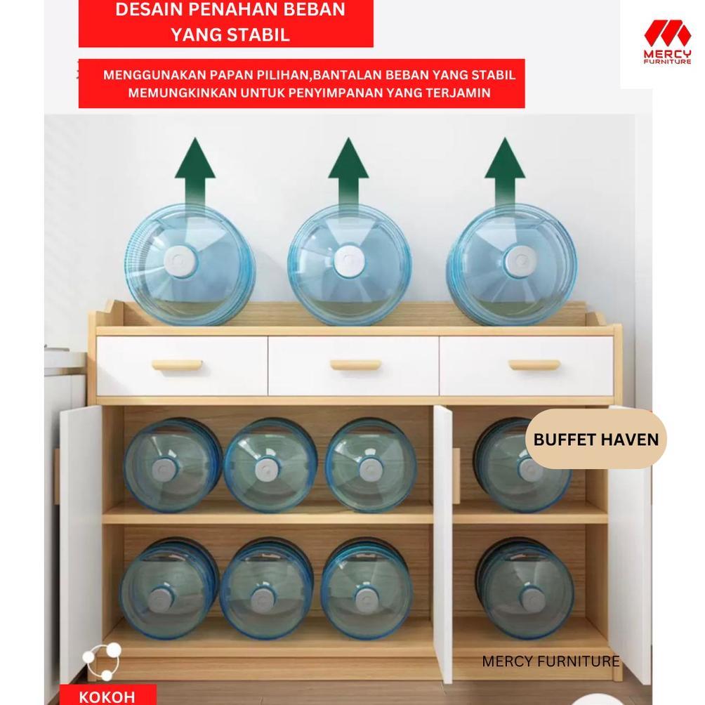 Terlaris Mercy Furniture Cabinet Rak Dapur Tempat Penyimpanan Rak Serbaguna