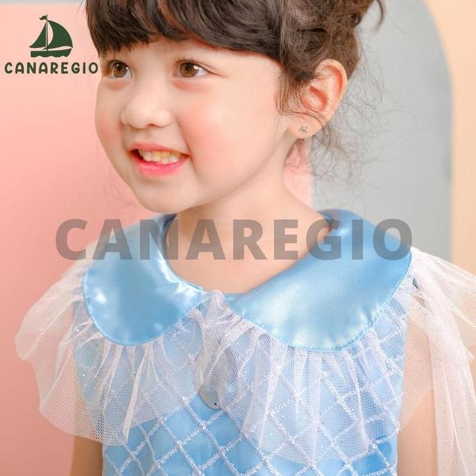 Instancodbisa- Baju Frozen Gaun Pesta Anak Frozen Baju Pesta Ulang Tahun Cosplay Frozen Anak