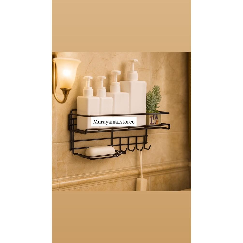 Gratong Rak Sabun Kamar Mandi /Rak Sudut Kamar Mandi/Rak Sabun