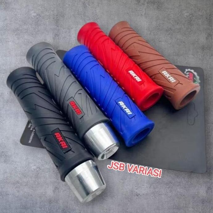 FORMEXINO Hayaidesu Handgrip AKAI + Jalu Stang Chrome Hand Grip Motor Matic / Bebek NMAX , PCX , ADV