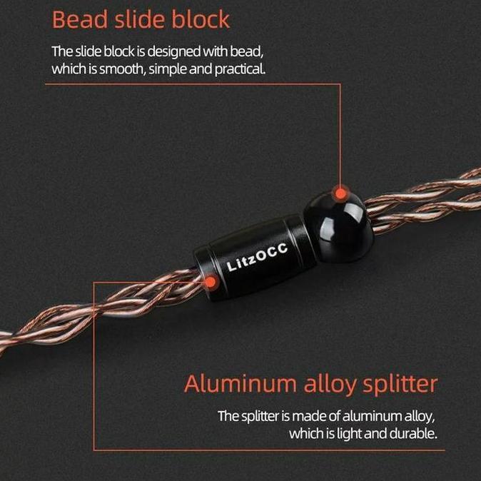 promo NICEHCK LitzOCC 4N Litz OCC Copper Earphone Upgrade Cable