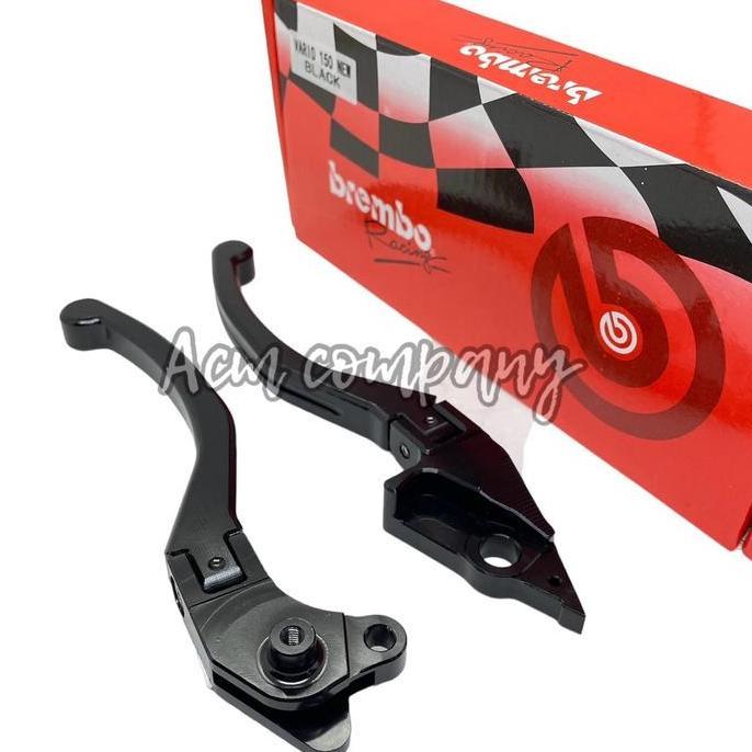 JHOZENUS Handle Rem Set Full CNC Lipat Black Stylo CBS Vario160 CBS - Vario 125 150 New - Scoopy New