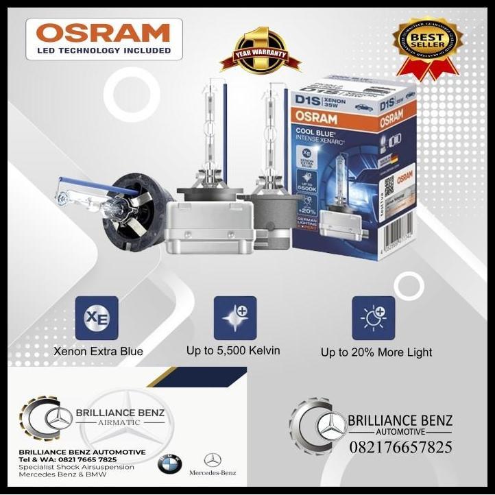 TERLARIS BOHLAMP LAMPU OSRAM COOLBLUE D1S D2S D2R D3S D4S D4R LAMPU UTAMA OSRAM