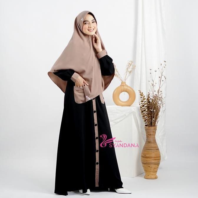 Instancodbisa- Hijab Syandana - Gamis Lebaran Kasya Dress Only (Gamis Saja)