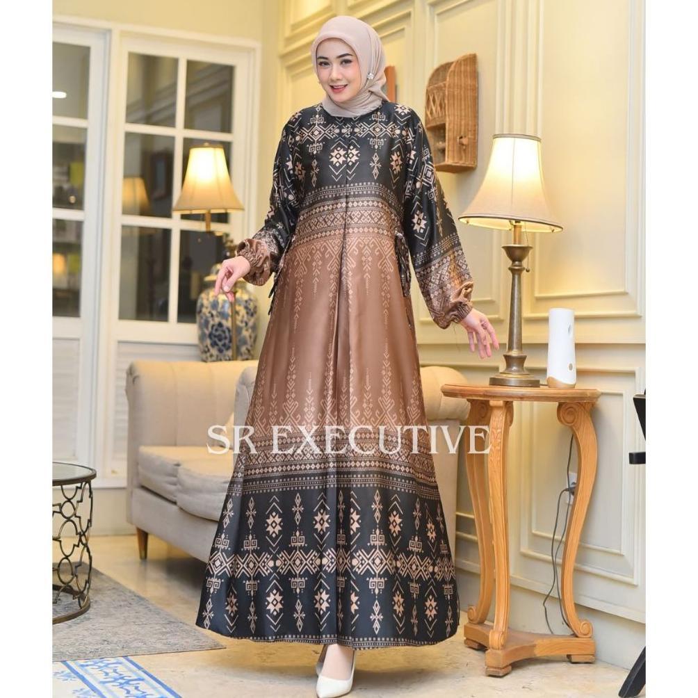 Unik Gamis Silk Premium/Gamis Terbaru/Gamis Busui Frenli/Warna Terlaris Mauve Gray Mocca Olive Army/