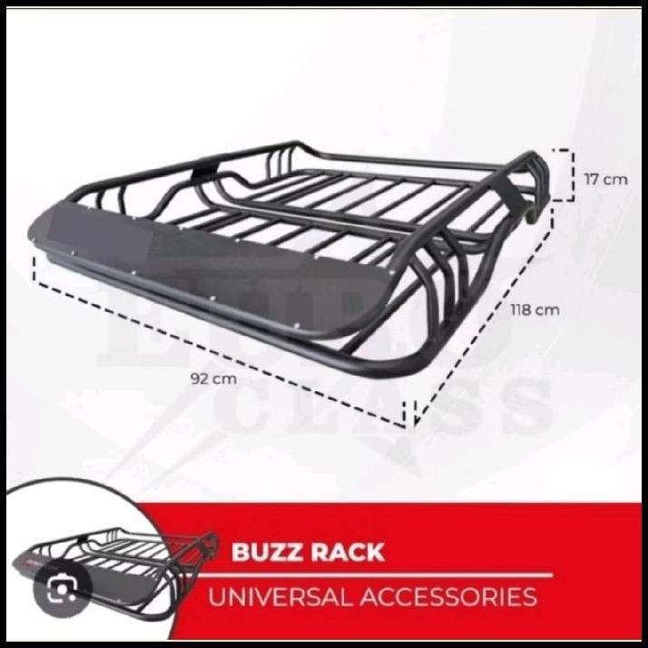GRATIS ONGKIR ROOF RACK BUZZ RACK UNIVERSAL FULL BESI HOLLOW RAK ATAS MOBIL BAGASI 