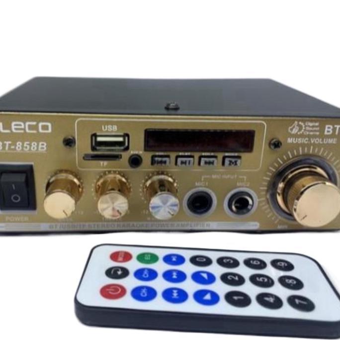 promo Amplifier Bluetooth Fleco BT-858B Power Ampli Karaoke Fleco F-858B