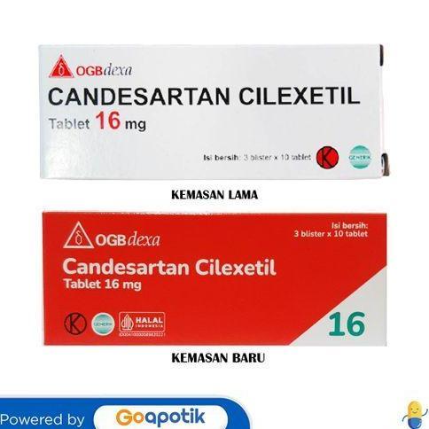 Sembuh- Candesartan Cilexetil Ogb Dexa Medica 16 Mg Box 30 Tablet / Hipertensi