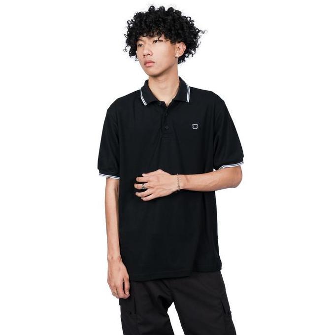 Inspired27 - Polo Shirt Oliver Stripe Baju Kaos Berkerah Lengan Pendek Polos Pria ANG