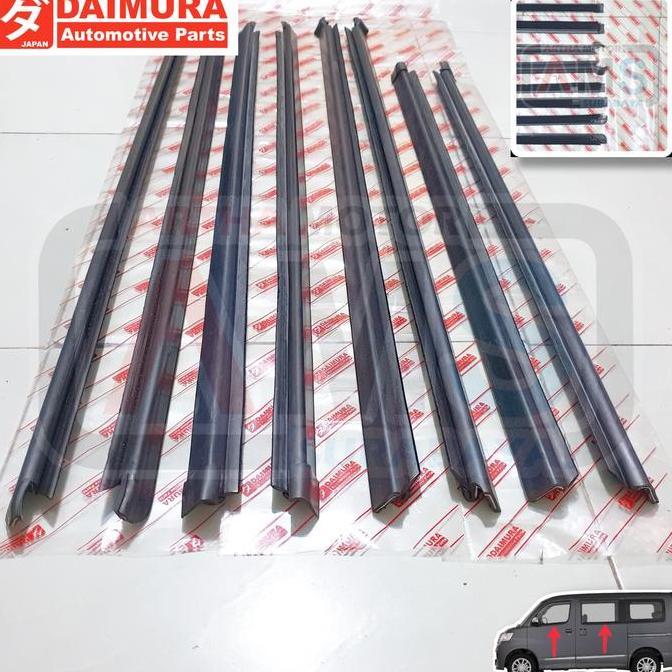 Ready stock] Karet Pelipit List Lis Kaca Weather strip Luxio Granmax Gran Max Grandmax Grand Max Lua