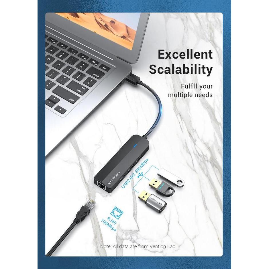 Vention USB to LAN RJ45 Ethernet USB to RJ45 Adapter