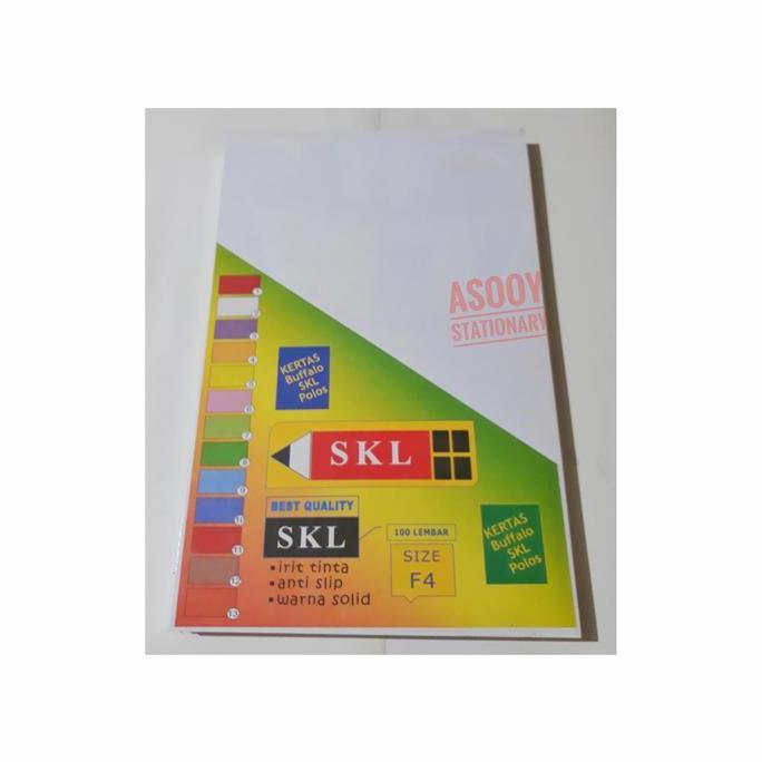 Lansungkirim- Cover Buffalo Skl Ukuran Folio / F4 Warna Putih