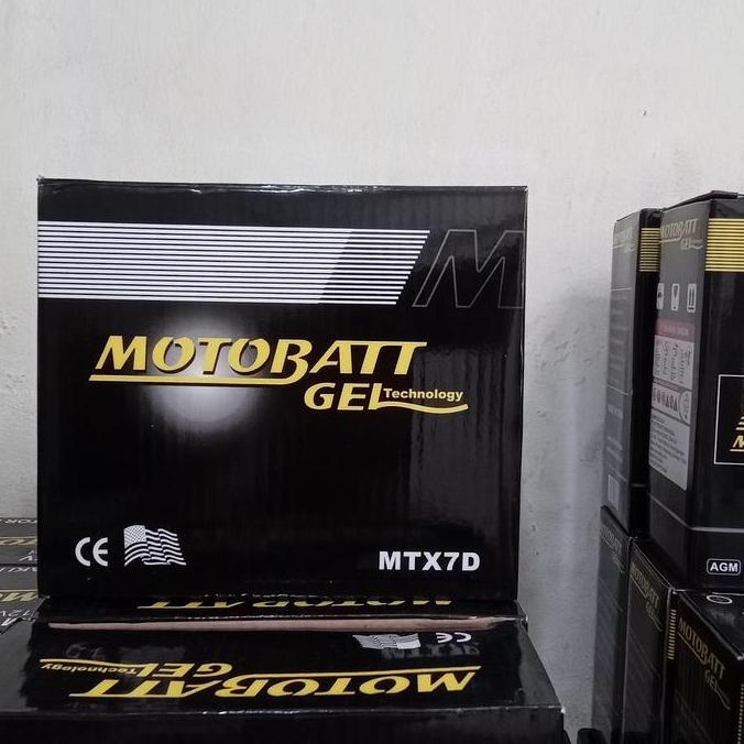 Aki Motor Motobatt MTX7D Aki Kering / Aki Gel Terlaris