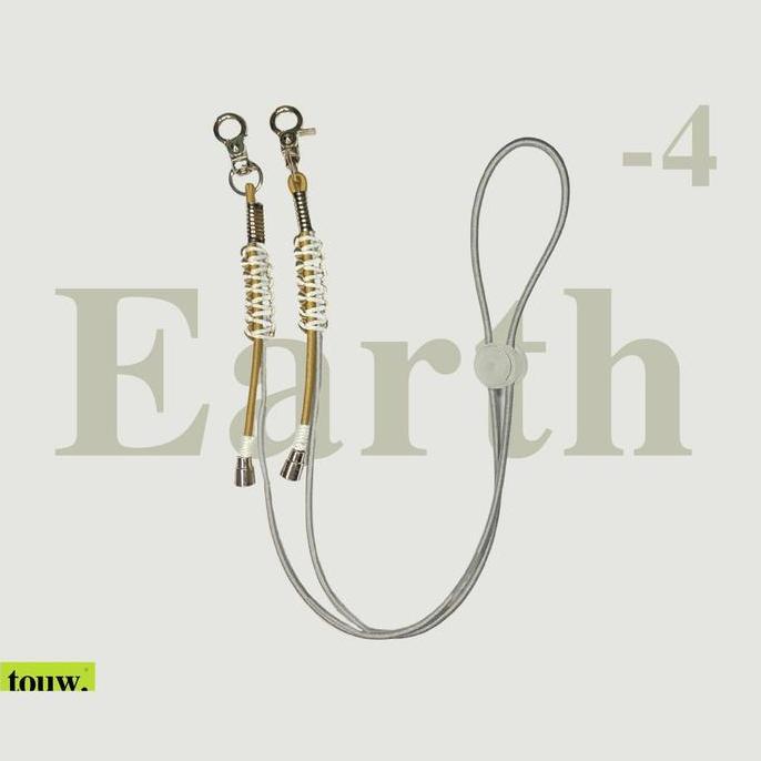 Lebaran 2026 Strap Mask Touw Earth Tone Colors Hijab Conector | Kalung Masker Hijab Kode 233