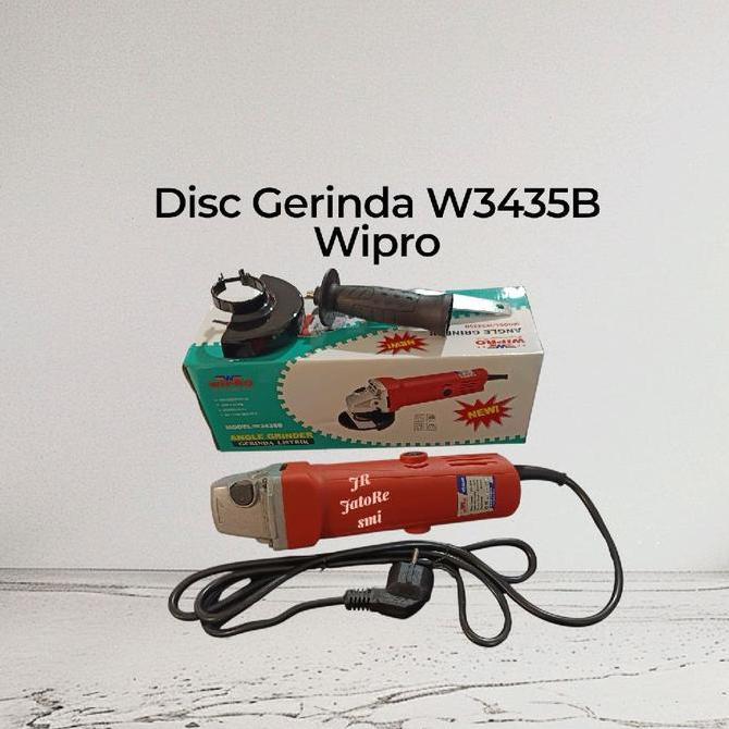 ,,,,,,,] Disc Grinder W3435B Wipro Gerinda Tangan Listrik 4" W3435B Wipro