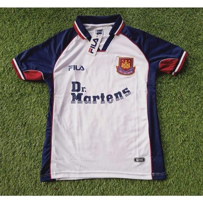 Jersey Retro West Ham Away 1999 Dr Martens