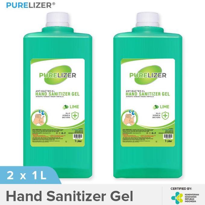 Hayuco- Hand Sanitizer Gel 2 Liter Purelizer Refill Handsanitizer 1L X2 Pcs