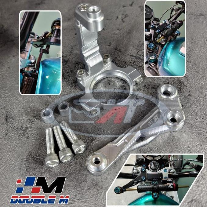 Breket Bracket Stabilizer Stang Steering Damper Aitech RX King RXKing not TKpro