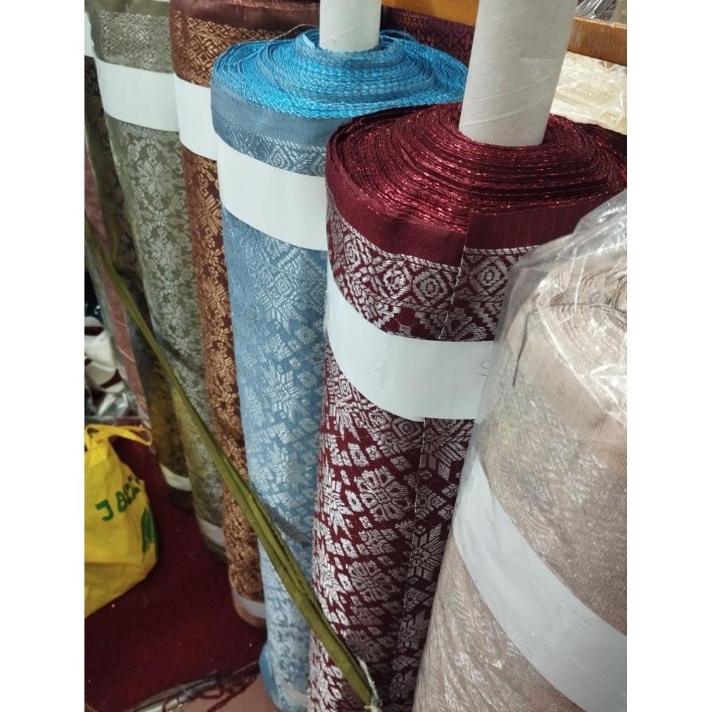 PROMO TERBARU ( COD) KAIN SONGKET / KAIN SONGKET METERAN / KAIN SONGKET MELAYU / KAIN SONGKET PALEMB