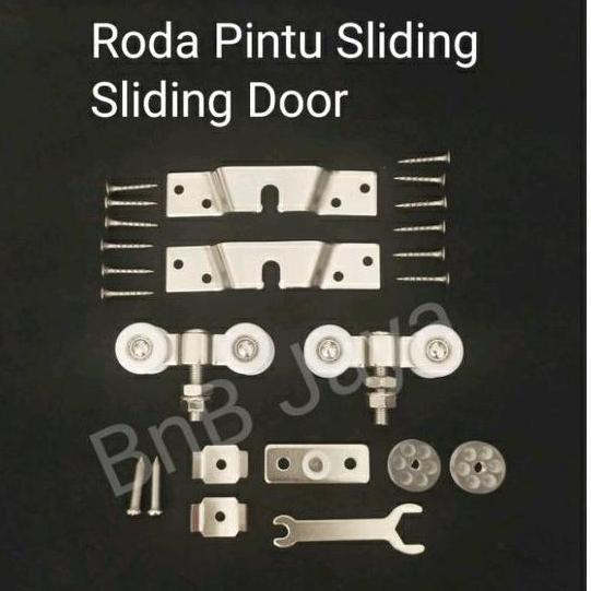 Roda Pintu Sliding Geser / Wheel Sliding Door - per Set sesuai foto Lengkap lgs Pasang.