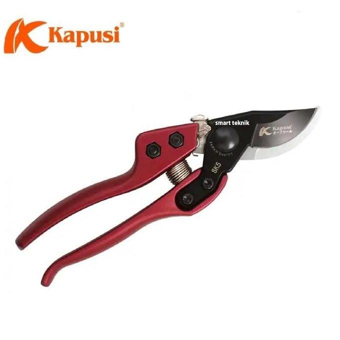 Gardendrm- Gunting Dahan Kapusi /Gunting Dahan Ranting Stainles Stel Kapusi Japan Original Warna Sil