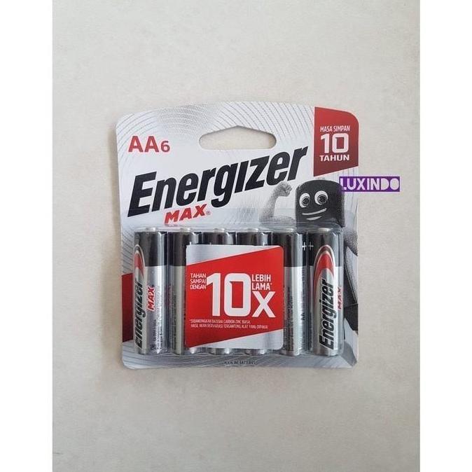 Lansungkirim- Baterai Energizer Max Aa6 | Battery Energizer Max Aa Isi 6Pcs