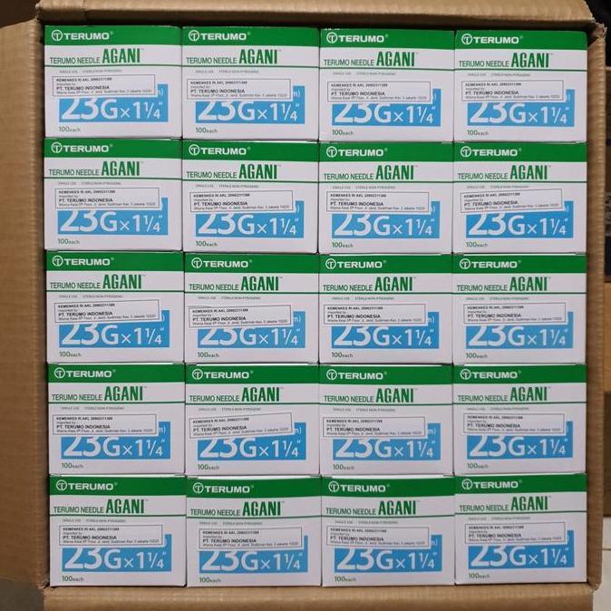 Lansungkirim- Needle Terumo 23 G Agani/ Terumo Needle 23 Agani / Jarum Terumo 23G