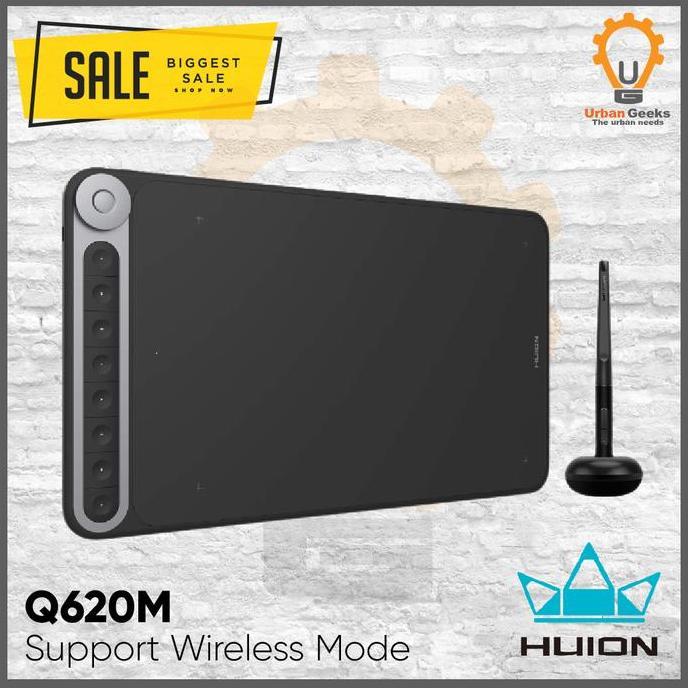 Terlaris Huion Q620M Wireless Graphic Drawing Tablet Alt. Hs610 Q11K Hs611 Hs64