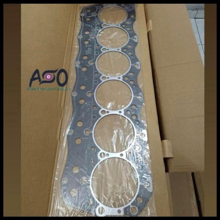 TERMURAH PACKING HEAD/GASKET CYLINDER HEAD FUSO PS220-6D16T GRAFIT