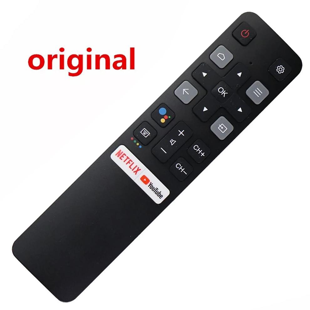 New Original Voice Remote Control RC802V FNR1 / RC802V FUR6 For TCL Android Smart TV 49P30FS 65P8S 5