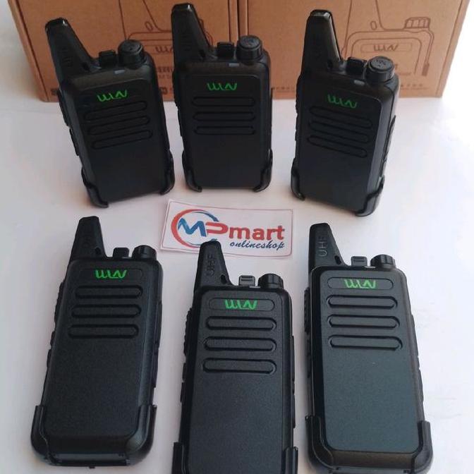 Terlaris Paket 6 Unit Walkie Talkie Ht Wln Kdc1 Ht Wlan Alat Komunikasi Handy Talky Paket Isi 6Pcs W