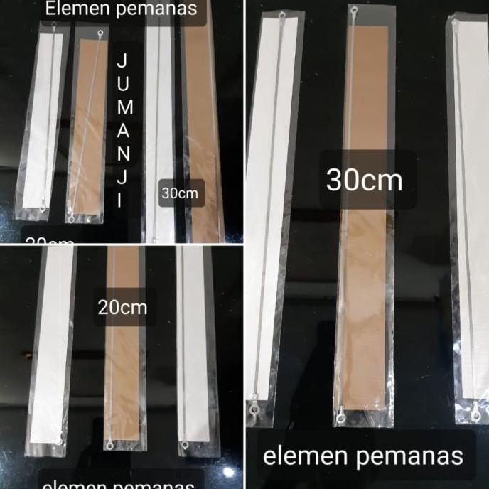 Elemen pemanas impulse sealer plastik