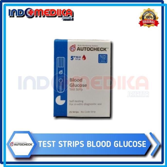 Strip Gula darah Autocheck / Blood Glucose Autocheck