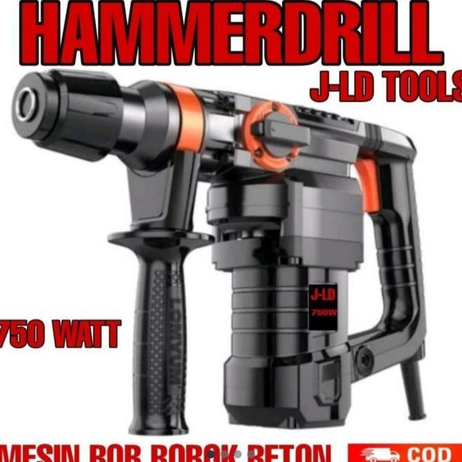 mesin rotary hammer drill bor bobok beton jld 26-1 2 mode