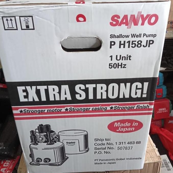 Pompa Air Sanyo 150watt Pompa Sanyo PH158JP Made in Japan