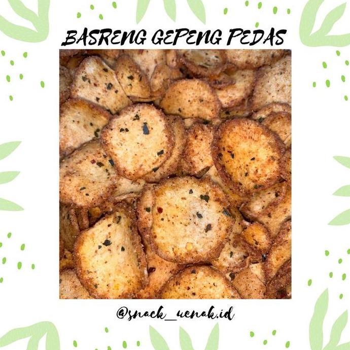 SNACK KILOAN BASRENG GEPENG PEDAS 500 GRAM | CEMILAN MURAH MAKASSAR