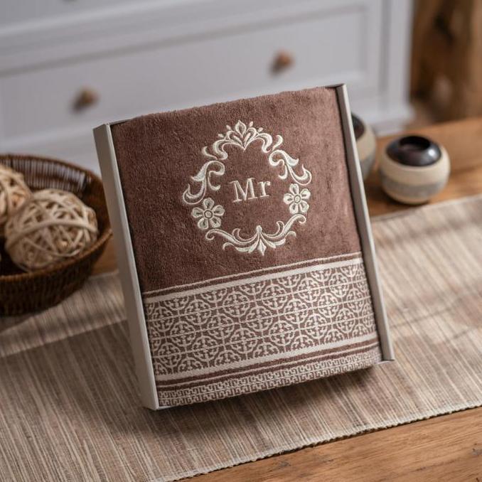 NEW Toko Handuk - Pedro - Gift Handuk Custom Bordir (Single Towel With Box)