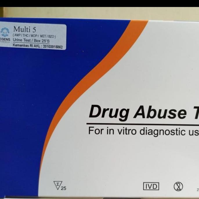 Drug Abuse Test multi 5 parameter merek egens eceran