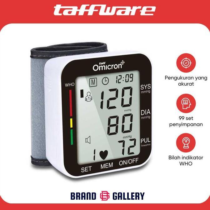 TAFFOMICRON Pengukur Tekanan Darah Electronic with Voice - RZ204