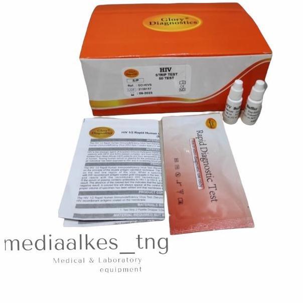HIV STRIP TEST 50 TEST Glory Diagnostics