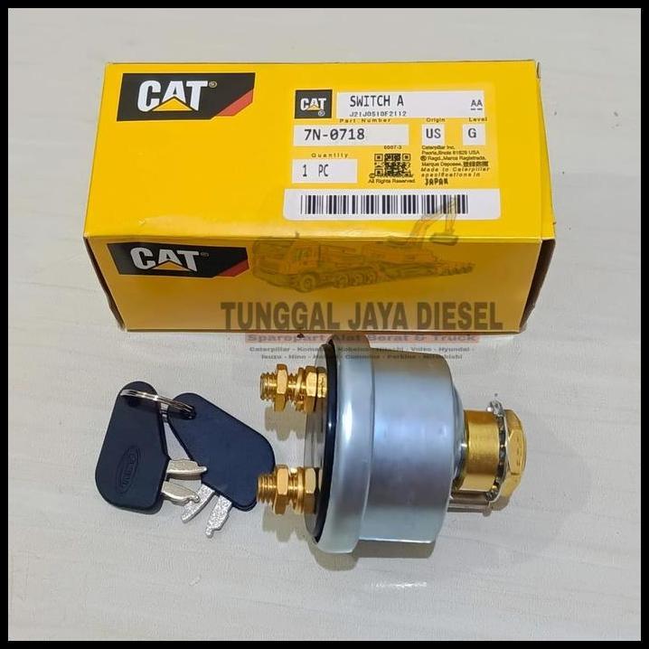 TERLARIS SWITCH DISCONNECT KUNCI KONTAK KAKI 2 320D 320C D6G D7G 120K 910F 7N-0718 7N0718